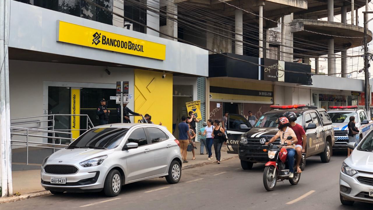 Suposto assalto ao Banco do Brasil do bairro Cidade Nova