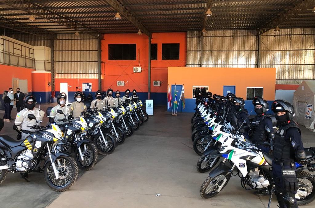 Guarda Municipal e DMTT são equipados com motocicletas zero