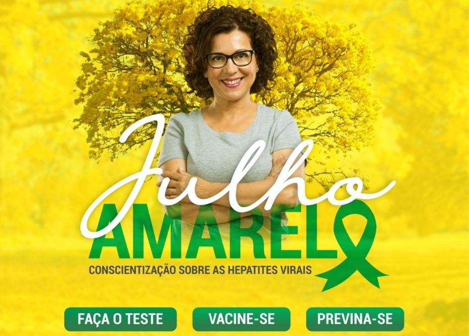 Prefeitura lança campanha Julho Amarelo contra as hepatites virais