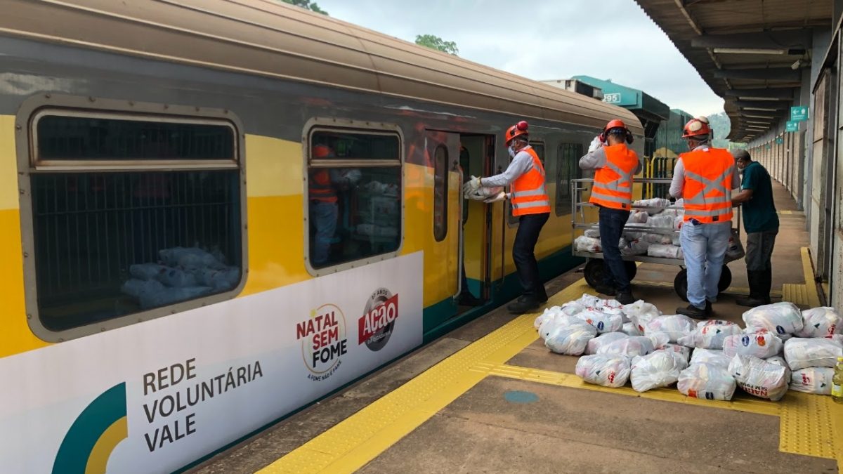 Natal Sem Fome: Trem repleto de alimentos realiza jornada de doações em municípios do Pará e do Maranhão