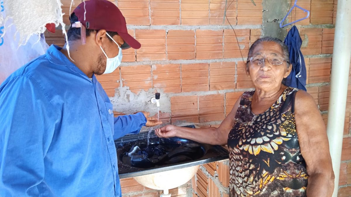 Ampliação na rede de abastecimento de água beneficia 350 famílias do bairro Betânia
