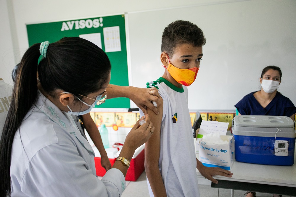 Em Parauapebas, vacinação nas escolas é intensificada