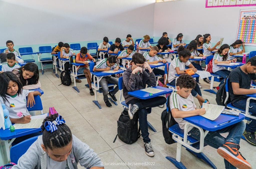 Parauapebas: estudantes da rede municipal participam da 1ª etapa da Olimpíada Brasileira de Matemática