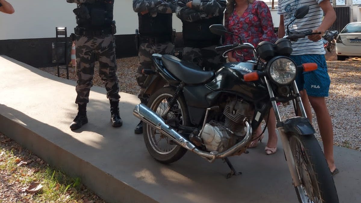 Parauapebas: motocicleta roubada é encontrada e devolvida ao proprietário