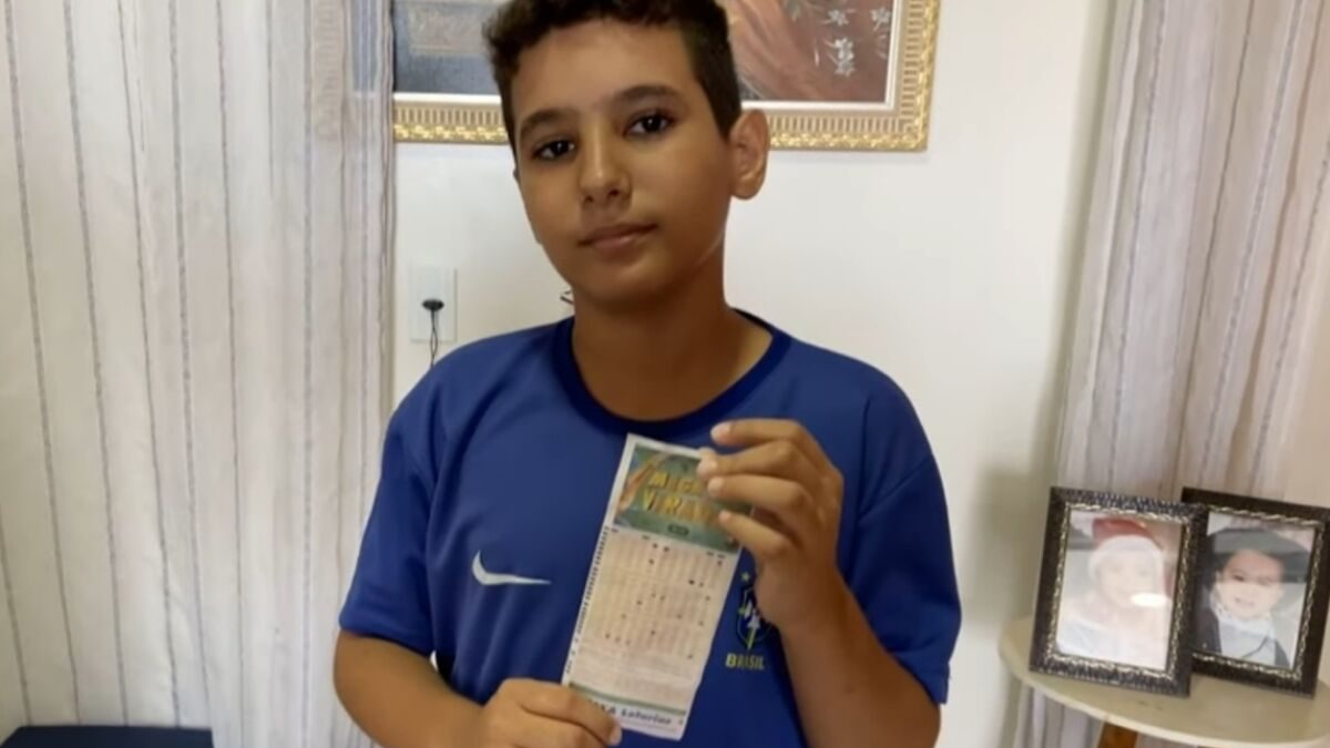 Na Paraíba, garoto acertou os seis números da Mega da Virada, mas mãe não jogou o bilhete